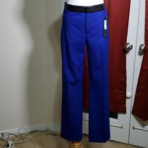 Banana republic Blue Crop Trousers w/leather band